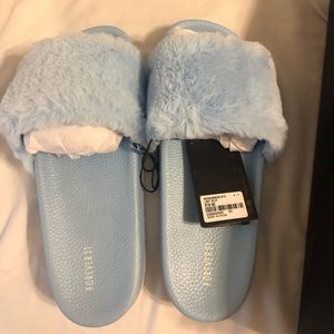 forever 21 fur sandals
